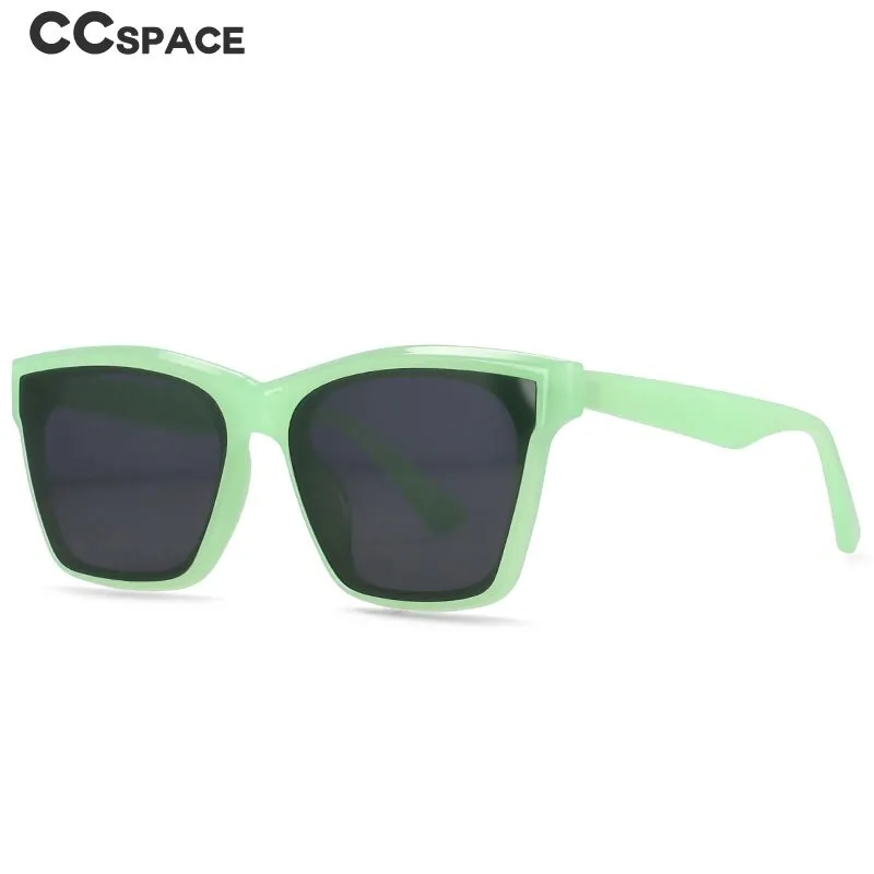 CCspace Women's Full Rim Square Acetate Frame Sunglasses 53257