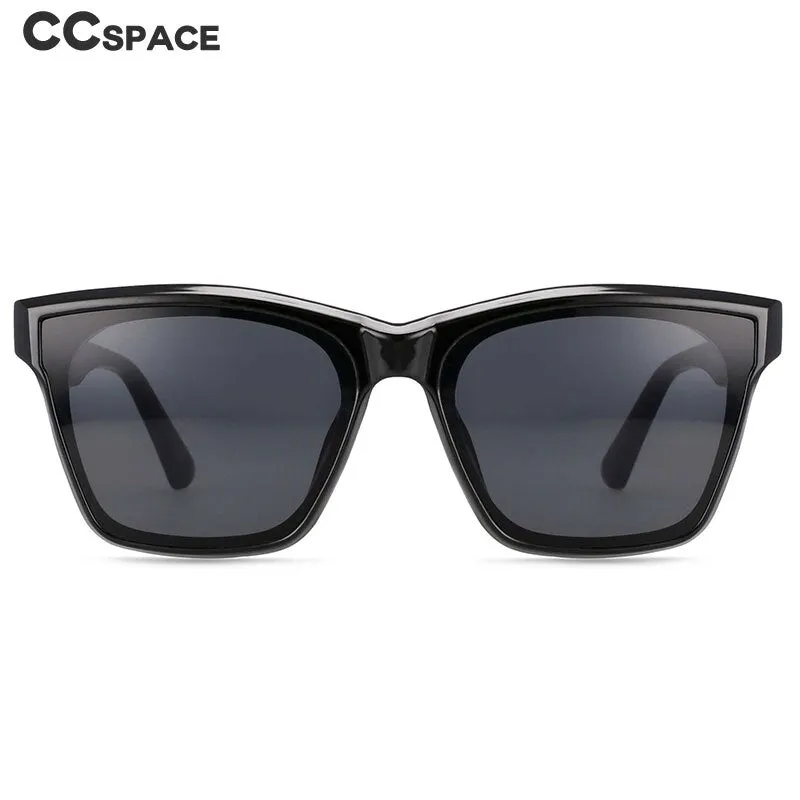 CCspace Women's Full Rim Square Acetate Frame Sunglasses 53257