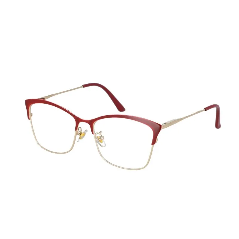 CCspace Women's Full Rim Square Cat Eye Tr 90 Alloy Frame Eyeglasses 51097