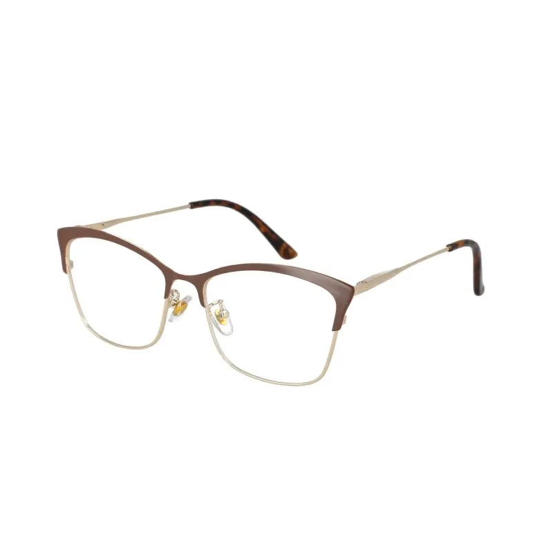 CCspace Women's Full Rim Square Cat Eye Tr 90 Alloy Frame Eyeglasses 51097