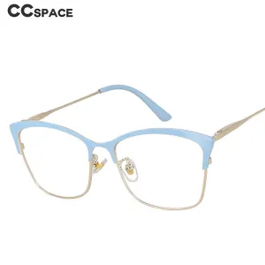 CCspace Women's Full Rim Square Cat Eye Tr 90 Alloy Frame Eyeglasses 51097