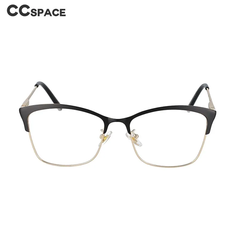 CCspace Women's Full Rim Square Cat Eye Tr 90 Alloy Frame Eyeglasses 51097