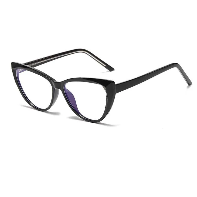 CCspace Women's Full Rim Square Cat Eye Tr 90 Titanium Eyeglasses 54719