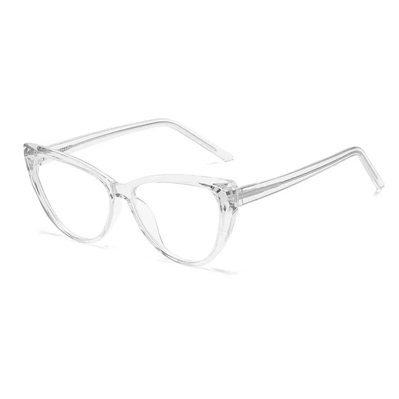 CCspace Women's Full Rim Square Cat Eye Tr 90 Titanium Eyeglasses 54719