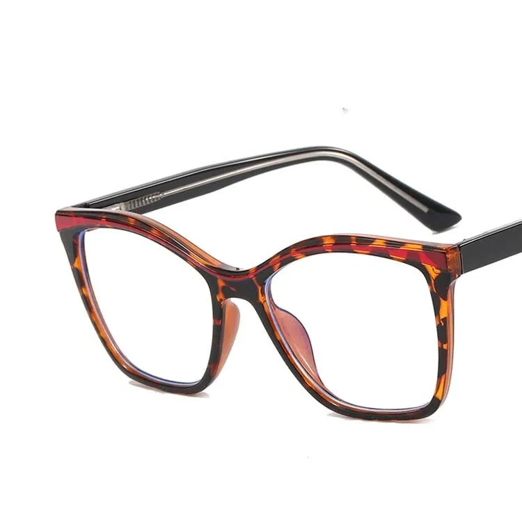 CCspace Women's Full Rim Square Cat Eye Tr 90 Titanium Eyeglasses 55169