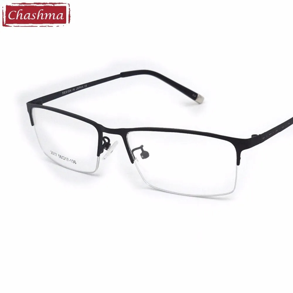 Chashma Men's Semi Rim Square Alloy Eyeglasses 2017