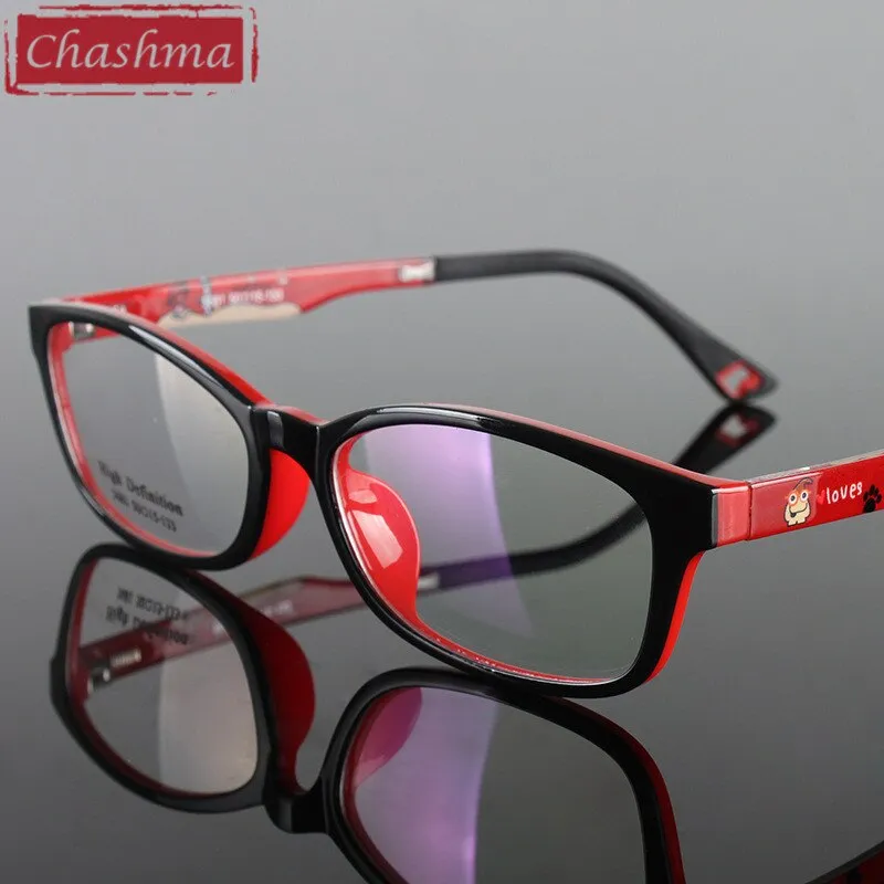 Chashma Ottica Children's Unisex Full Rim Square Tr 90 Titanium Eyeglasses 5681