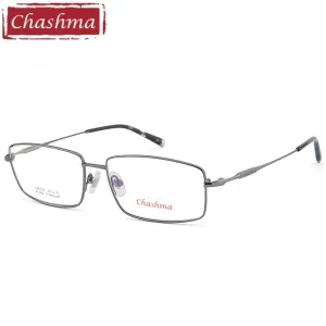 Chashma Ottica Men's Full Rim Square Titanium Eyeglasses Ch6638