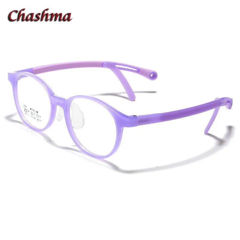 Chashma Unisex Children's Full Rim Round Tr 90 Titanium Eyeglasses 5028