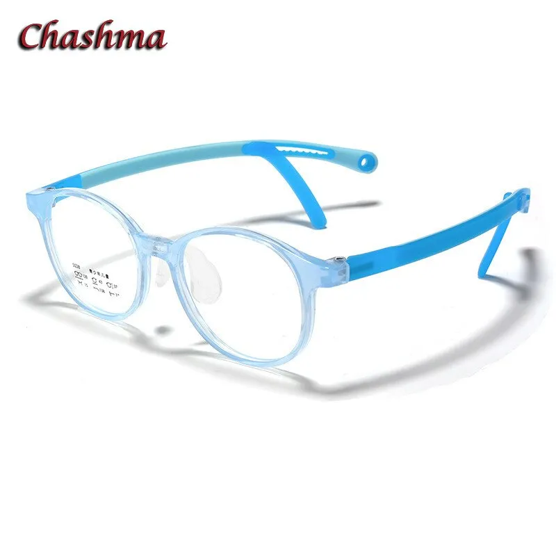 Chashma Unisex Children's Full Rim Round Tr 90 Titanium Eyeglasses 5028