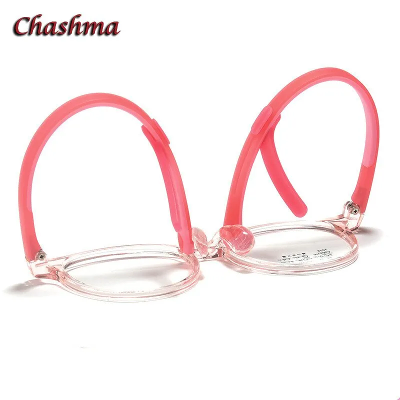 Chashma Unisex Children's Full Rim Round Tr 90 Titanium Eyeglasses 5028