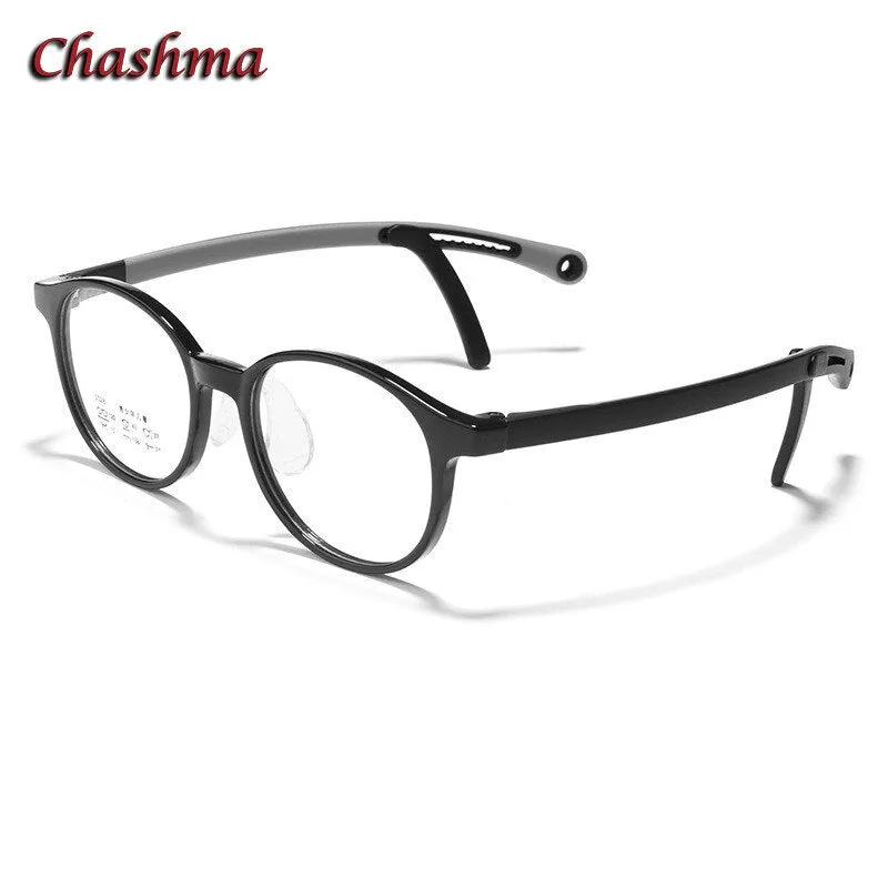 Chashma Unisex Children's Full Rim Round Tr 90 Titanium Eyeglasses 5028