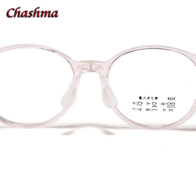 Chashma Unisex Children's Full Rim Round Tr 90 Titanium Eyeglasses 5028