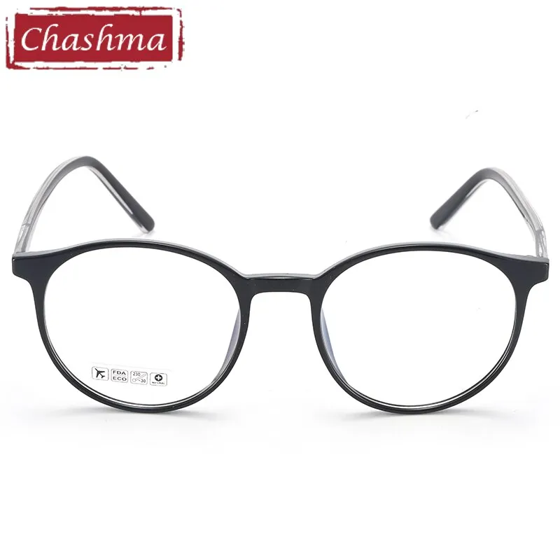 Chashma Unisex Full Rim Round Tr 90 Titanium Eyeglasses 8243