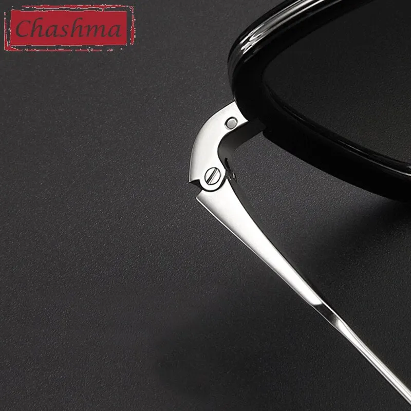 Chashma Unisex Full Rim Square Double Bridge Acetate Titanium Eyeglasses T927