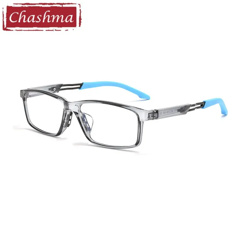 Chashma Unisex Full Rim Square Tr 90 Sport Eyeglasses 6021