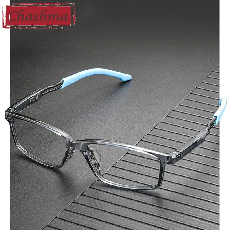 Chashma Unisex Full Rim Square Tr 90 Sport Eyeglasses 6021