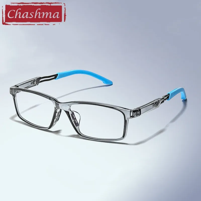 Chashma Unisex Full Rim Square Tr 90 Sport Eyeglasses 6021