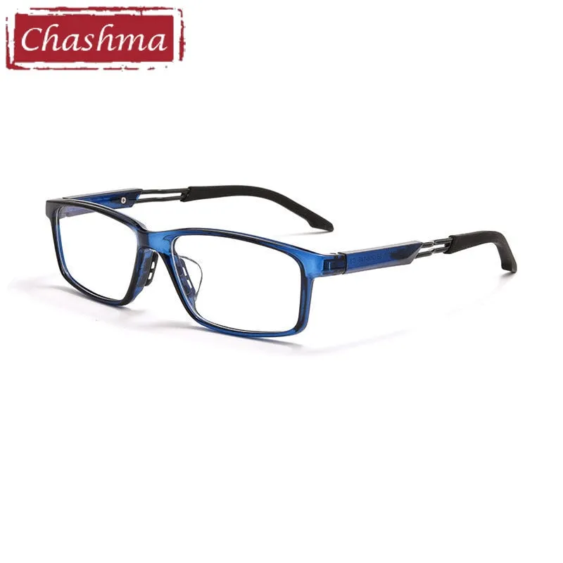 Chashma Unisex Full Rim Square Tr 90 Sport Eyeglasses 6021