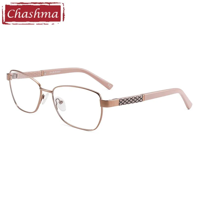 Chashma Women's Full Rim Square Alloy Acetate Eyeglasses 7010