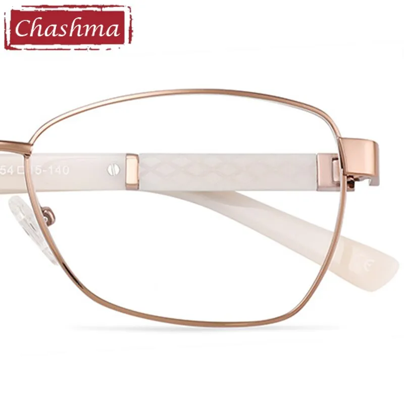 Chashma Women's Full Rim Square Alloy Acetate Eyeglasses 7010