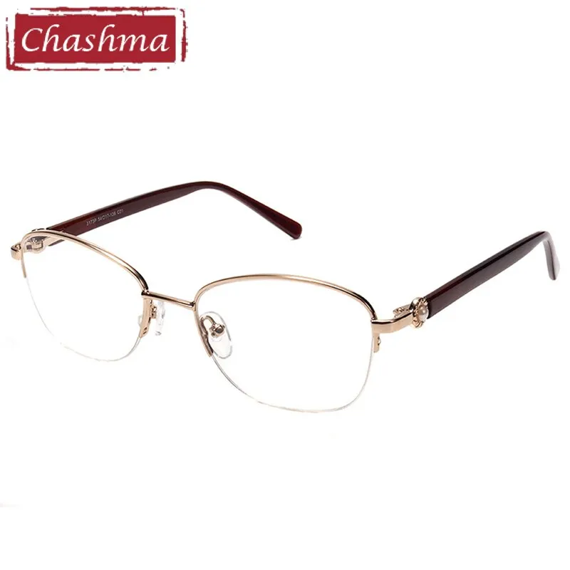 Chashma Women's Oval Full Rim Alloy Eyeglasses 3173