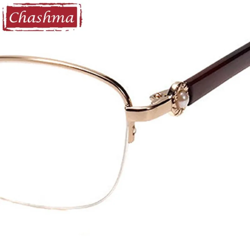 Chashma Women's Oval Full Rim Alloy Eyeglasses 3173