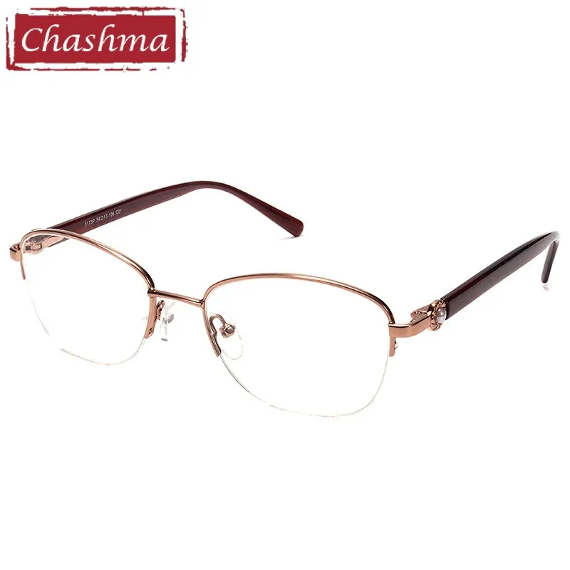 Chashma Women's Oval Full Rim Alloy Eyeglasses 3173