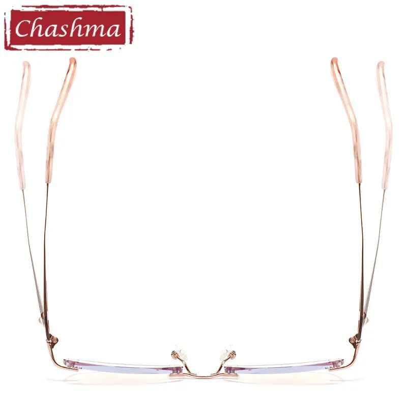 Chashma Women's Rimless Oval Titanium Eyeglasses 99101a