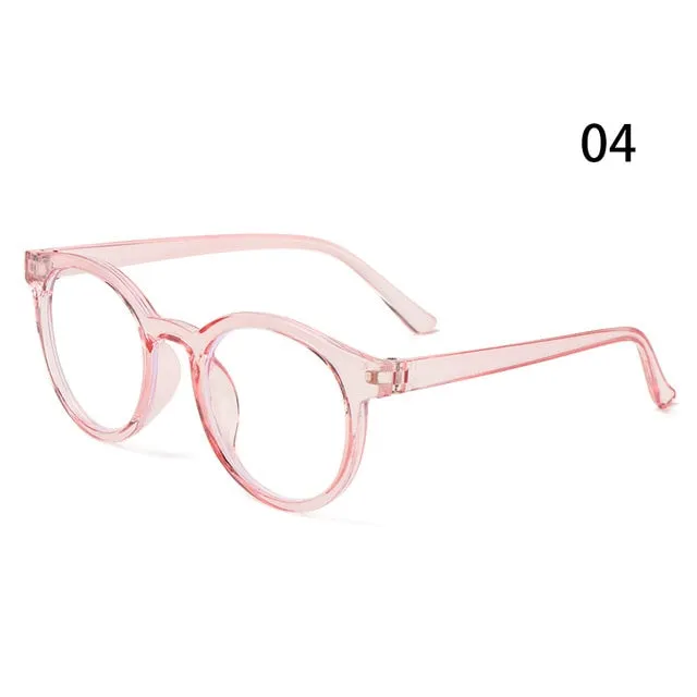 Children's Round Anti-blue Light Eyeglasses with Ultra Light Frame