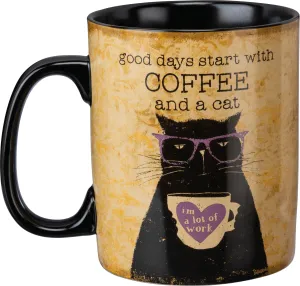 Coffee and a Cat Mug