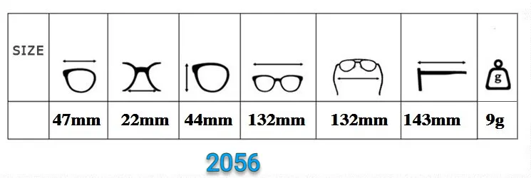 Cubojue Unisex Full Rim Small Round Titanium Eyeglasses 2056