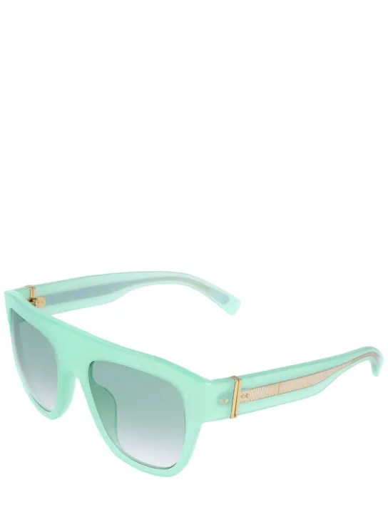 Dolce&amp;Gabbana   Renaissance oversized acetate sunglasses 