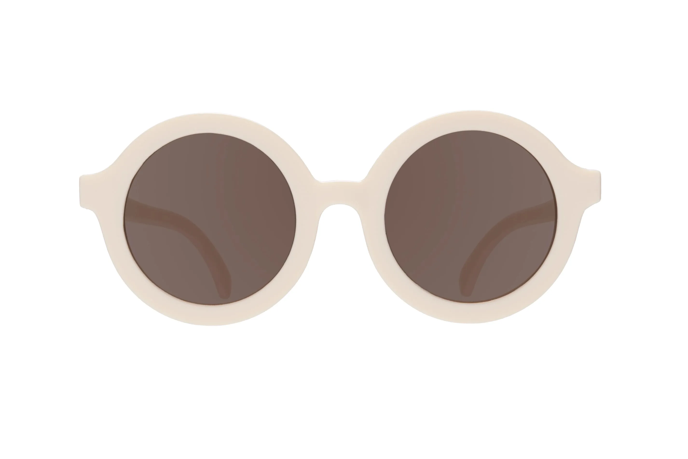 Euro Round Sunglasses | Cream