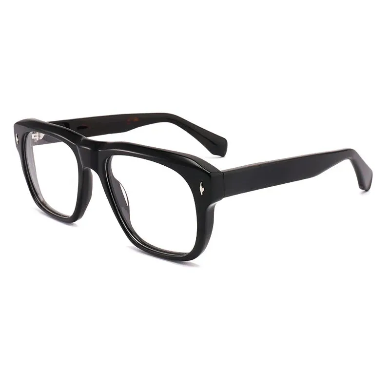 Gatenac Men's Full Rim Thick Oversized Acetate Eyeglasses Gxyj1471