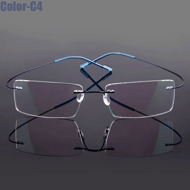 Gmei Men's Eyeglasses Rimless Alloy 9 Colors T8089