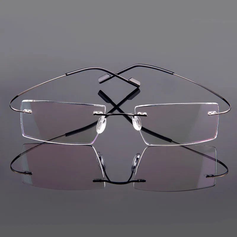 Gmei Men's Eyeglasses Rimless Alloy 9 Colors T8089