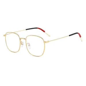 Gmei Unisex Full Rim Square Alloy Eyeglasses M0681