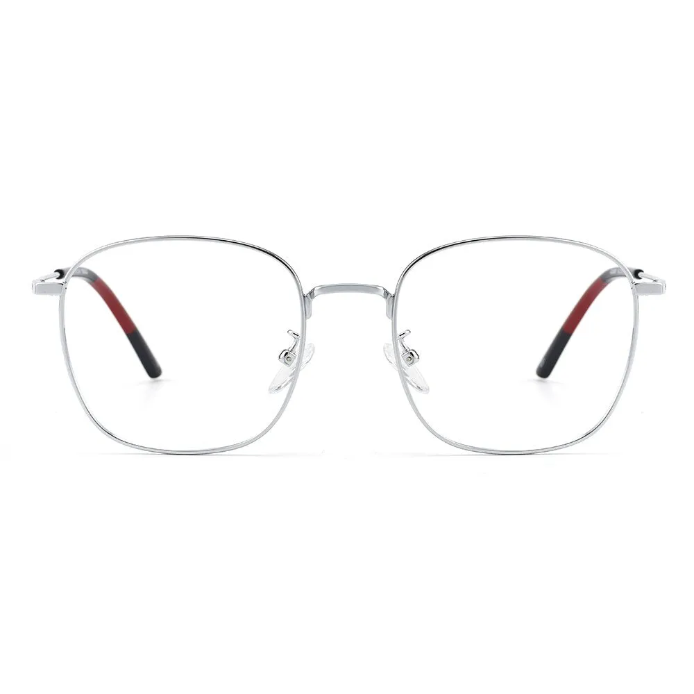 Gmei Unisex Full Rim Square Alloy Eyeglasses M0681