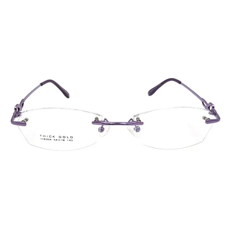 Gmei Women's Eyeglasses S8304 Rimless Titanium Alloy