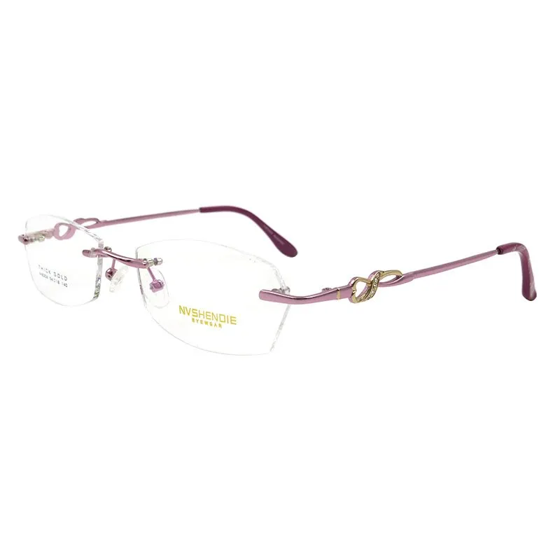 Gmei Women's Eyeglasses S8304 Rimless Titanium Alloy