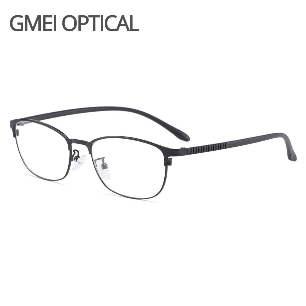 Gmei Women's Eyeglasses Titanium Alloy Flexible Legs IP Electroplating Y2516