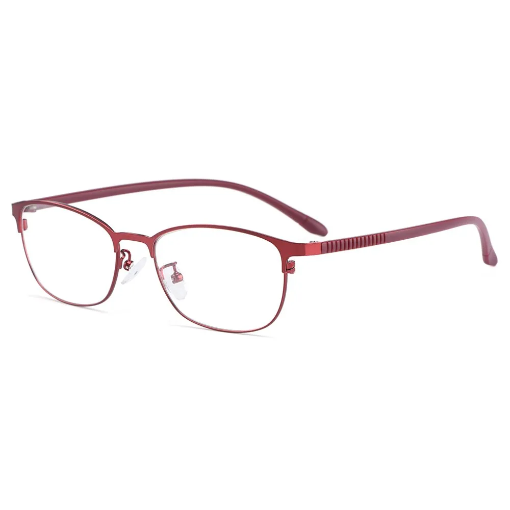 Gmei Women's Eyeglasses Titanium Alloy Flexible Legs IP Electroplating Y2516