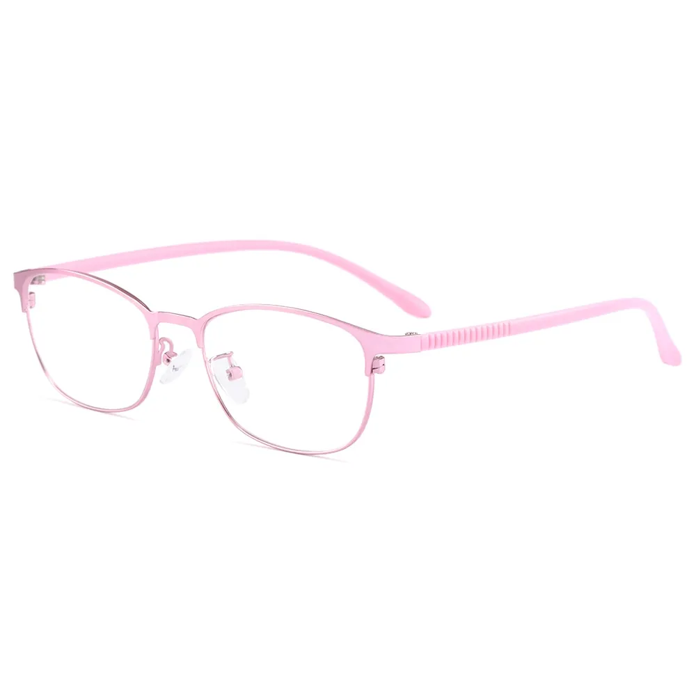 Gmei Women's Eyeglasses Titanium Alloy Flexible Legs IP Electroplating Y2516