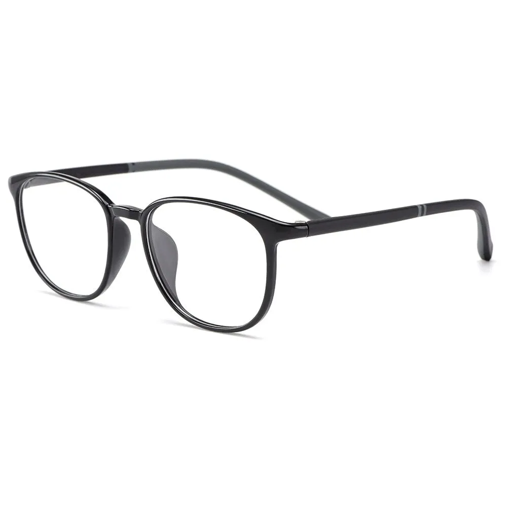 Gmei Women's Eyeglasses Ultralight Tr90 Plastic Round M2064