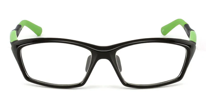 Hdcrafter Men's Full Rim Square TR 90 Resin Titanium Sports Frame Eyeglasses Tr8021