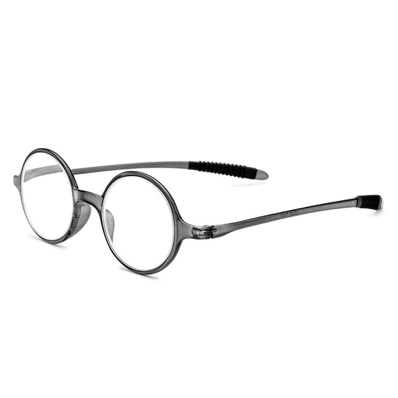 Hdcrafter Unisex Full Rim Round Acetate Frame Presbyopia Reading Glasses 236