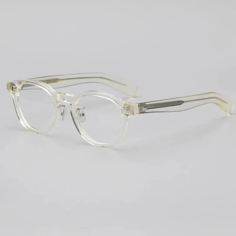 Hewei Unisex Full Rim Square Acetate Eyeglasses 0027