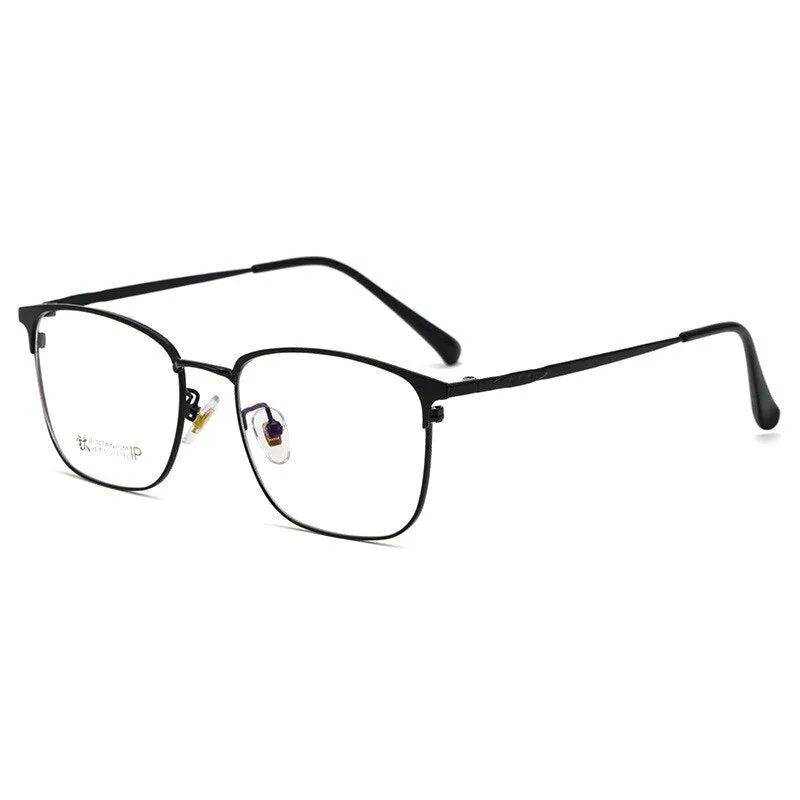 Hotochki Men's Full Rim Square Alloy Eyeglasses 2078H