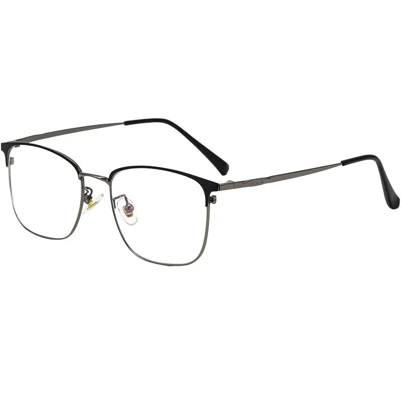 Hotochki Men's Full Rim Square Alloy Eyeglasses 2078H